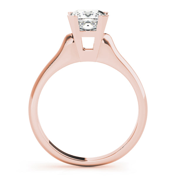 Timeless Solitaires Princess Diamond Engagement Ring — 9K/18K Gold & Platinum