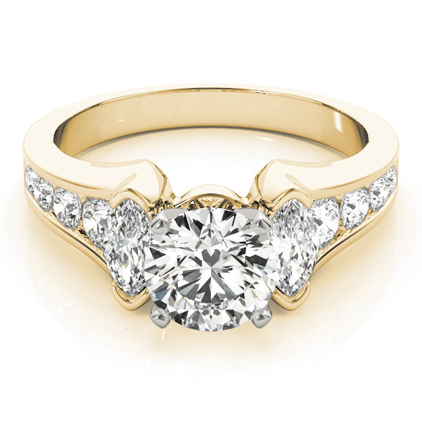 Iconic Fancy Shape Remounts Marquise Diamond Engagement Ring — 9K/18K Gold & Platinum