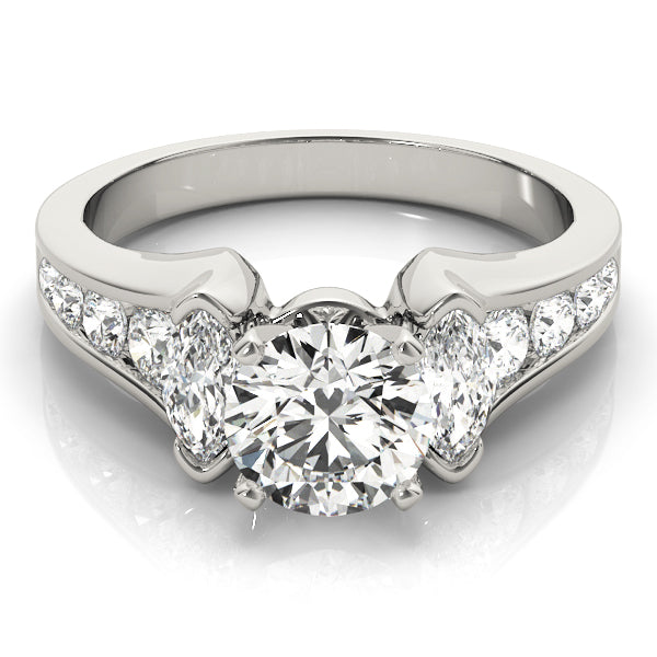 Iconic Fancy Shape Remounts Marquise Diamond Engagement Ring — 9K/18K Gold & Platinum