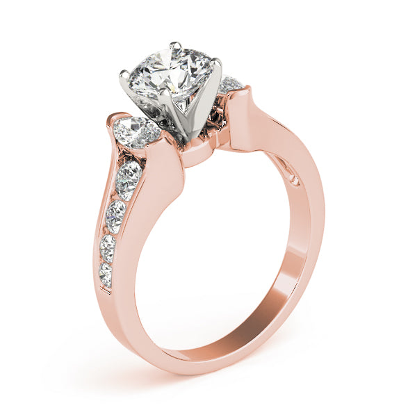 Iconic Fancy Shape Remounts Marquise Diamond Engagement Ring — 9K/18K Gold & Platinum