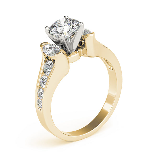 Iconic Fancy Shape Remounts Marquise Diamond Engagement Ring — 9K/18K Gold & Platinum