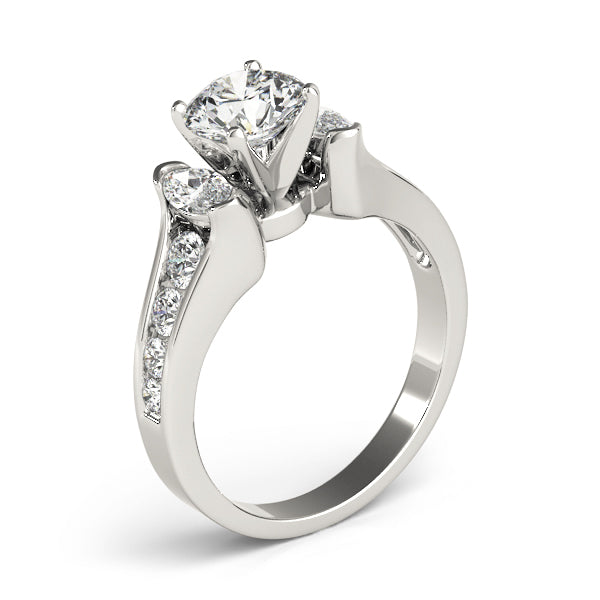 Iconic Fancy Shape Remounts Marquise Diamond Engagement Ring — 9K/18K Gold & Platinum