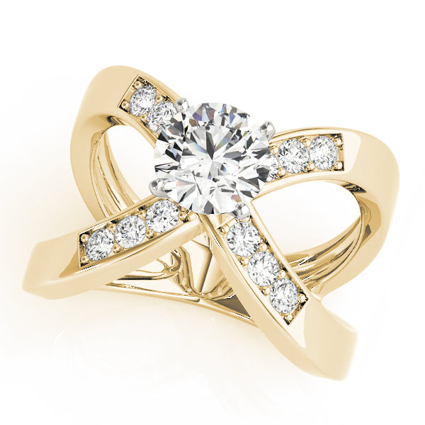 Signature Remounts Round Diamond Engagement Ring — 9K/18K Gold & Platinum