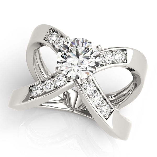 Signature Remounts Round Diamond Engagement Ring — 9K/18K Gold & Platinum