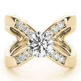 Signature Remounts Round Diamond Engagement Ring — 9K/18K Gold & Platinum
