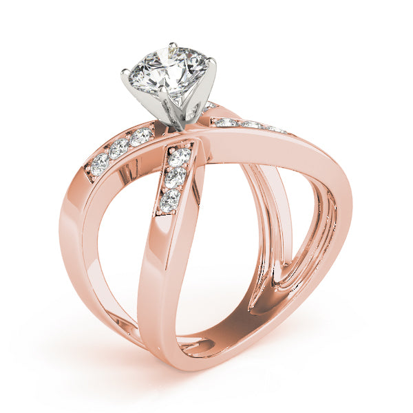 Signature Remounts Round Diamond Engagement Ring — 9K/18K Gold & Platinum