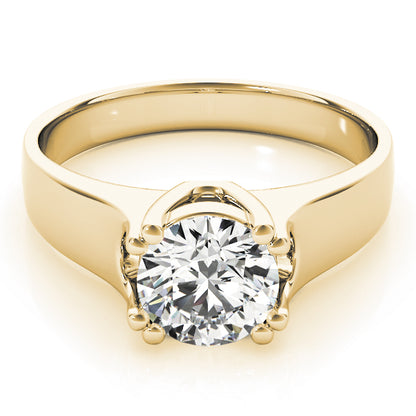 IGI Lab-Grown Round Cut Diamond 8-Prong  Engagement Ring Valentine Gift for Her.