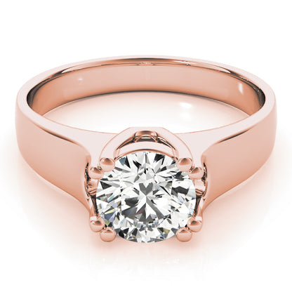 IGI Lab-Grown Round Cut Diamond 8-Prong  Engagement Ring Valentine Gift for Her.