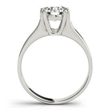 IGI Lab-Grown Round Cut Diamond 8-Prong  Engagement Ring Gift for Her.