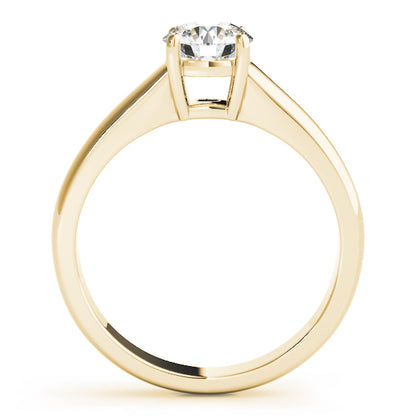 IGI Lab-Grown D/VVS  Diamond Round Cut Solitaire Engagement Ring Modern Cathedral Setting