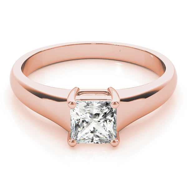 Artisan Solitaires Princess Diamond Engagement Ring — 9K/18K Gold & Platinum