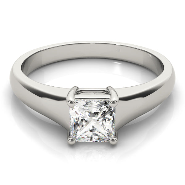 Artisan Solitaires Princess Diamond Engagement Ring — 9K/18K Gold & Platinum