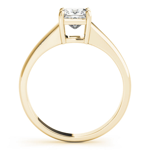 Artisan Solitaires Princess Diamond Engagement Ring — 9K/18K Gold & Platinum