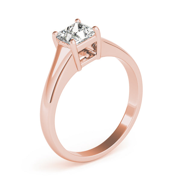 Artisan Solitaires Princess Diamond Engagement Ring — 9K/18K Gold & Platinum