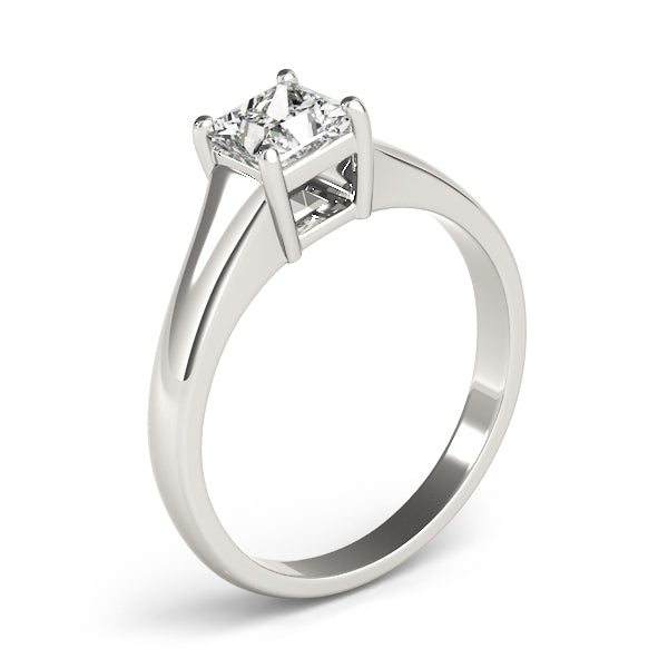 Artisan Solitaires Princess Diamond Engagement Ring — 9K/18K Gold & Platinum