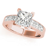 Eternal Fancy Shape Remounts Princess Diamond Engagement Ring — 9K/18K Gold & Platinum