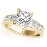 Eternal Fancy Shape Remounts Princess Diamond Engagement Ring — 9K/18K Gold & Platinum