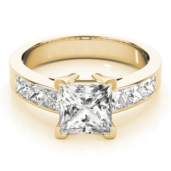 Eternal Fancy Shape Remounts Princess Diamond Engagement Ring — 9K/18K Gold & Platinum