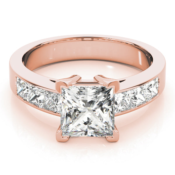 Eternal Fancy Shape Remounts Princess Diamond Engagement Ring — 9K/18K Gold & Platinum