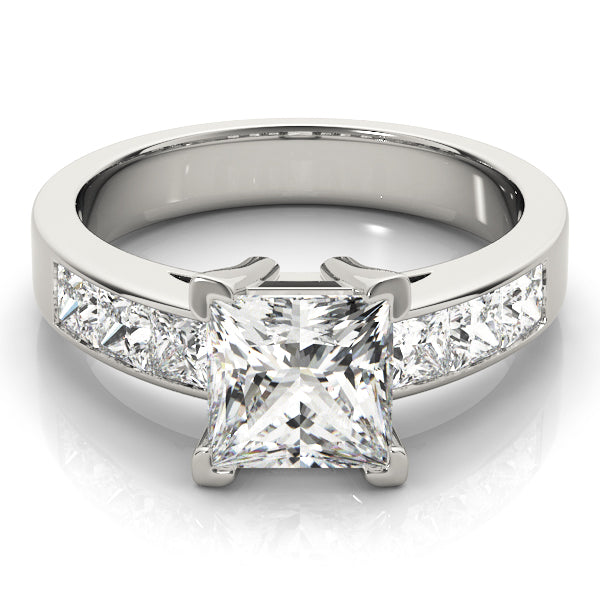 Eternal Fancy Shape Remounts Princess Diamond Engagement Ring — 9K/18K Gold & Platinum