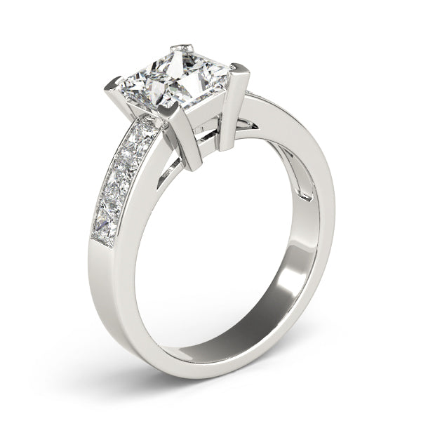 Eternal Fancy Shape Remounts Princess Diamond Engagement Ring — 9K/18K Gold & Platinum