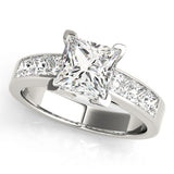 Eternal Fancy Shape Remounts Princess Diamond Engagement Ring — 9K/18K Gold & Platinum