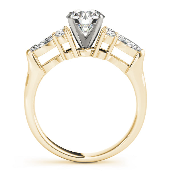 Splendid Fancy Shape Remounts Marquise Diamond Engagement Ring — 9K/18K Gold & Platinum
