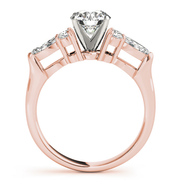 Splendid Fancy Shape Remounts Marquise Diamond Engagement Ring — 9K/18K Gold & Platinum