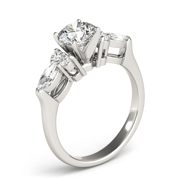 Splendid Fancy Shape Remounts Marquise Diamond Engagement Ring — 9K/18K Gold & Platinum