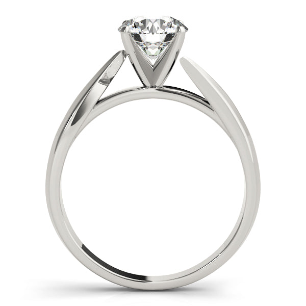 Luxe Solitaires Round Diamond Engagement Ring — 9K/18K Gold & Platinum