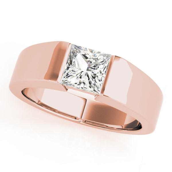 Signature Solitaires Princess Diamond Engagement Ring — 9K/18K Gold & Platinum