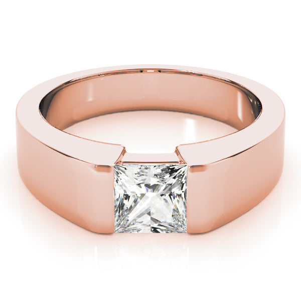 Signature Solitaires Princess Diamond Engagement Ring — 9K/18K Gold & Platinum