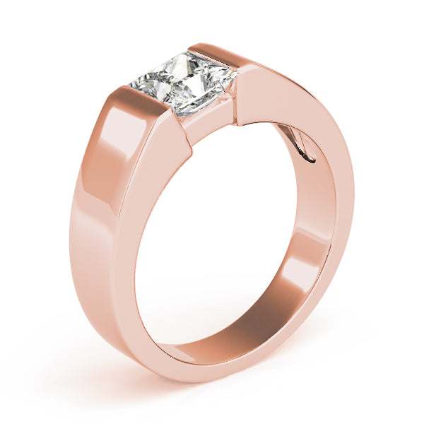 Signature Solitaires Princess Diamond Engagement Ring — 9K/18K Gold & Platinum