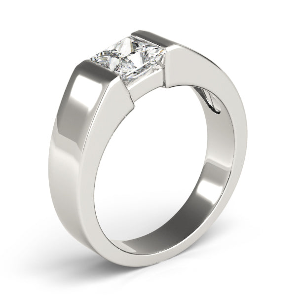 Signature Solitaires Princess Diamond Engagement Ring — 9K/18K Gold & Platinum