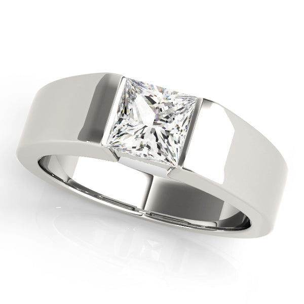 Signature Solitaires Princess Diamond Engagement Ring — 9K/18K Gold & Platinum