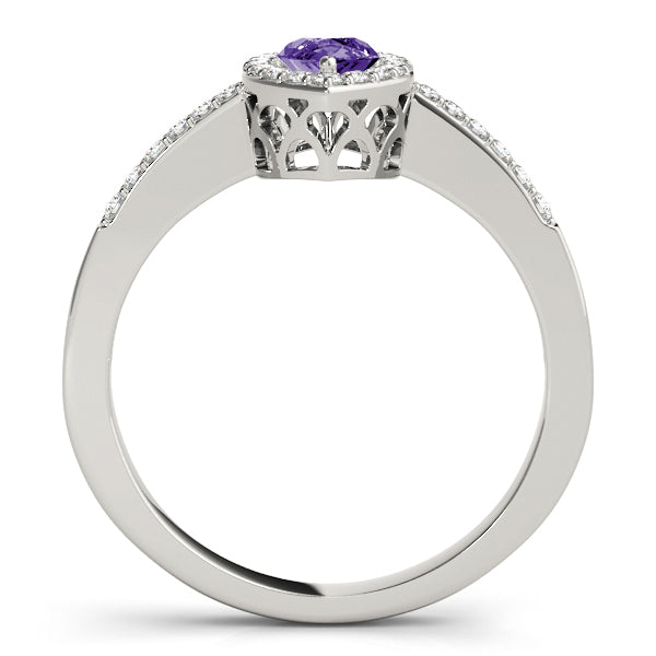 Artisan Halo Marquise Diamond Engagement Ring — 9K/18K Gold & Platinum
