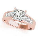Celestial Fancy Shape Remounts Princess Diamond Engagement Ring — 9K/18K Gold & Platinum
