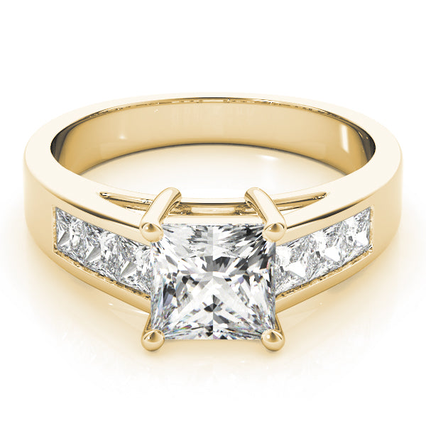 Celestial Fancy Shape Remounts Princess Diamond Engagement Ring — 9K/18K Gold & Platinum