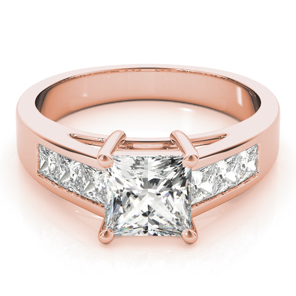 Celestial Fancy Shape Remounts Princess Diamond Engagement Ring — 9K/18K Gold & Platinum