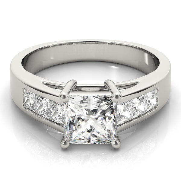 Celestial Fancy Shape Remounts Princess Diamond Engagement Ring — 9K/18K Gold & Platinum