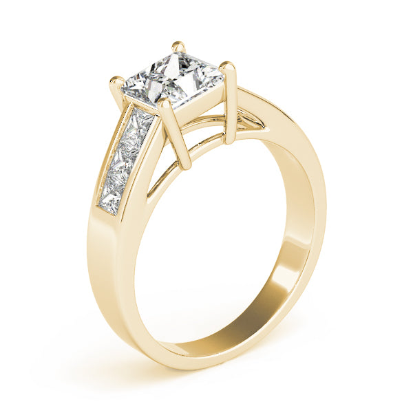 Celestial Fancy Shape Remounts Princess Diamond Engagement Ring — 9K/18K Gold & Platinum