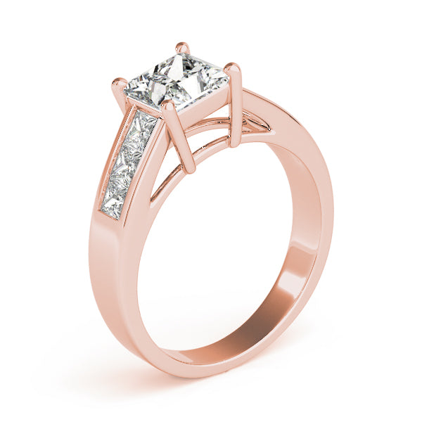 Celestial Fancy Shape Remounts Princess Diamond Engagement Ring — 9K/18K Gold & Platinum