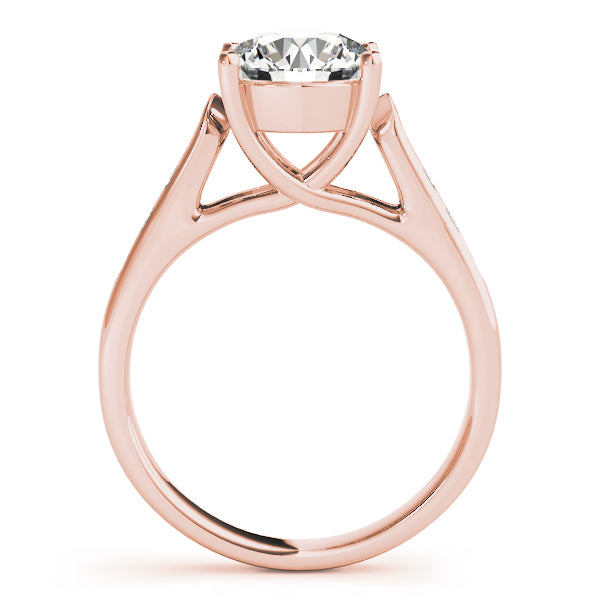 Heirloom Trellis Round Diamond Engagement Ring — 9K/18K Gold & Platinum