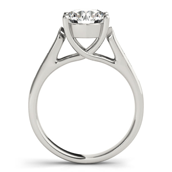 Heirloom Trellis Round Diamond Engagement Ring — 9K/18K Gold & Platinum