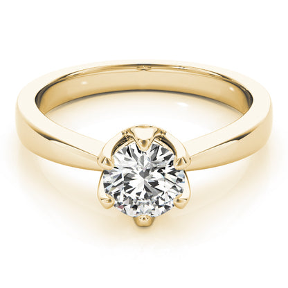 IGI Lab-Grown Round Cut Diamond Solitaire 6-Prong Engagement Ring Valentine Gift for Her.