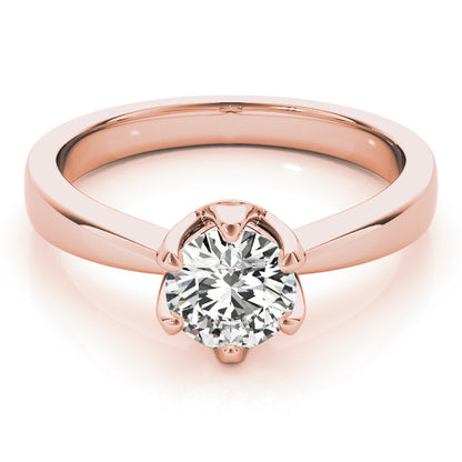 IGI Lab-Grown Round Cut Diamond Solitaire 6-Prong Engagement Ring Valentine Gift for Her.