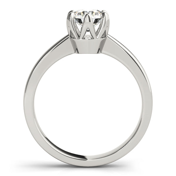Artisan Solitaires Round Diamond Engagement Ring — 9K/18K Gold & Platinum