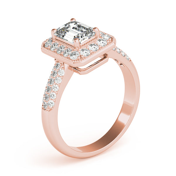 Bespoke Color Rings Emerald Diamond Engagement Ring — 9K/18K Gold & Platinum