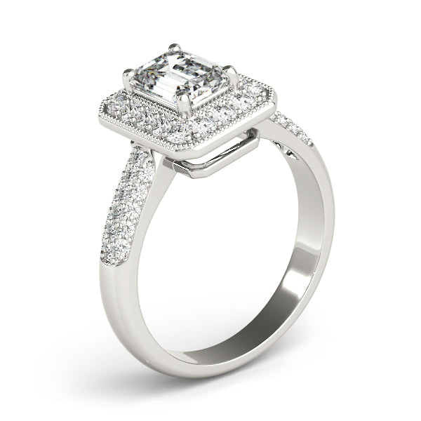 Bespoke Color Rings Emerald Diamond Engagement Ring — 9K/18K Gold & Platinum