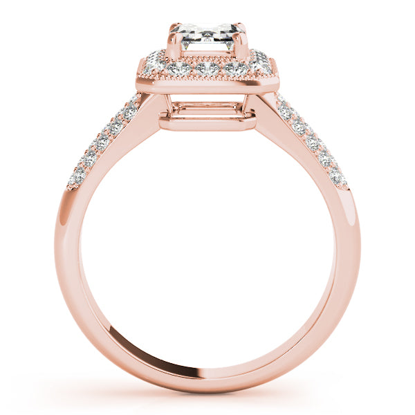 Bespoke Color Rings Emerald Diamond Engagement Ring — 9K/18K Gold & Platinum